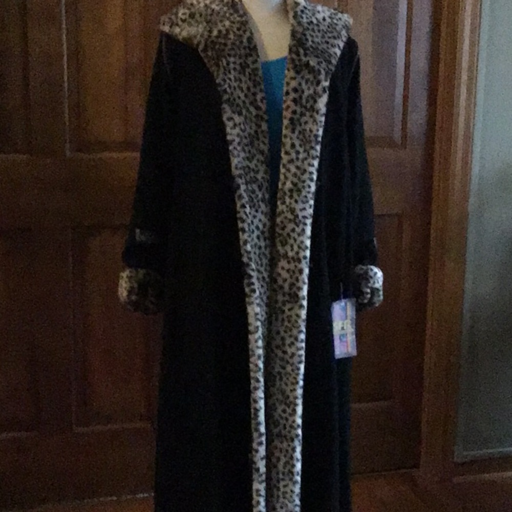 Full length lined with pockets coat